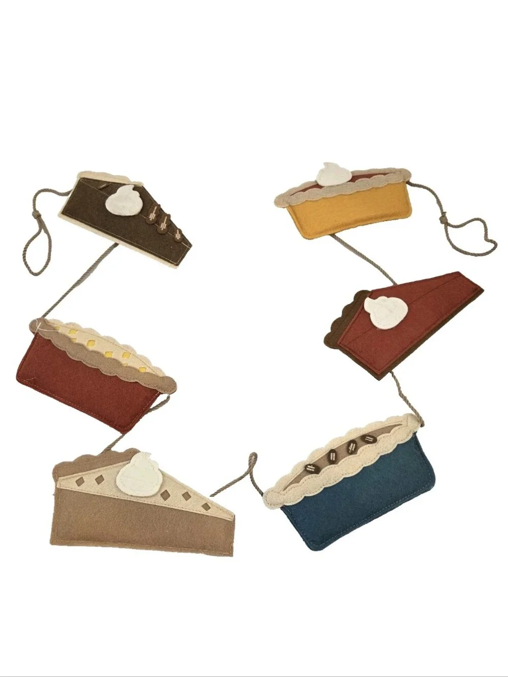 Thanksgiving Felt Pie Garland 74